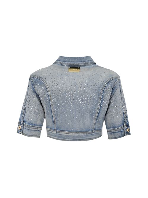 Giubbino in denim con strass NO SECRETS | 251NS206BLEACH